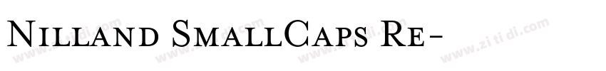 Nilland SmallCaps Re字体转换